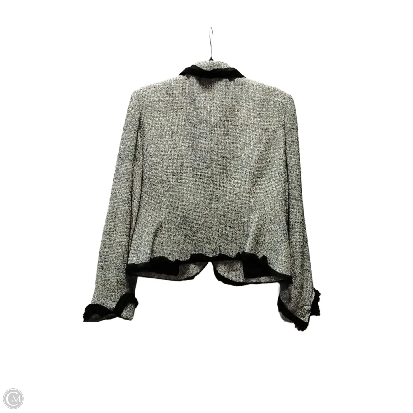 Blazer By Sharon Young In Black & White, Size: M