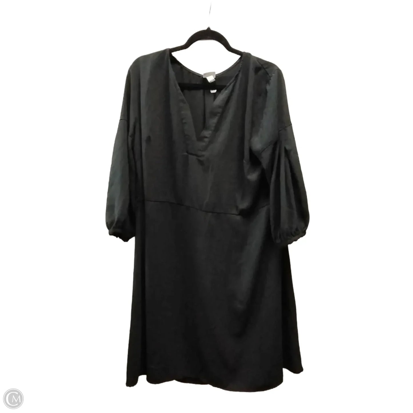 Dress Casual Midi By A New Day In Black, Size: Xl