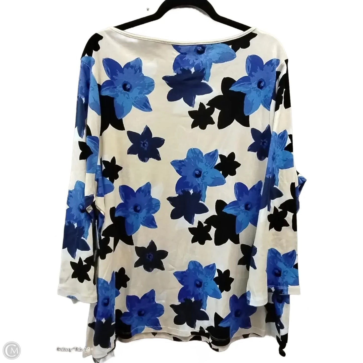 Sweater By Clothes Mentor In Floral Print, Size: 3x