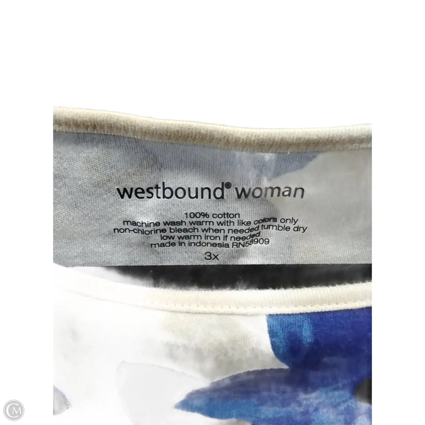 Sweater By Clothes Mentor In Floral Print, Size: 3x