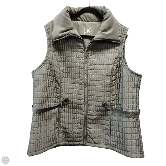 Vest Puffer & Quilted By Activology In Grey, Size: 2x