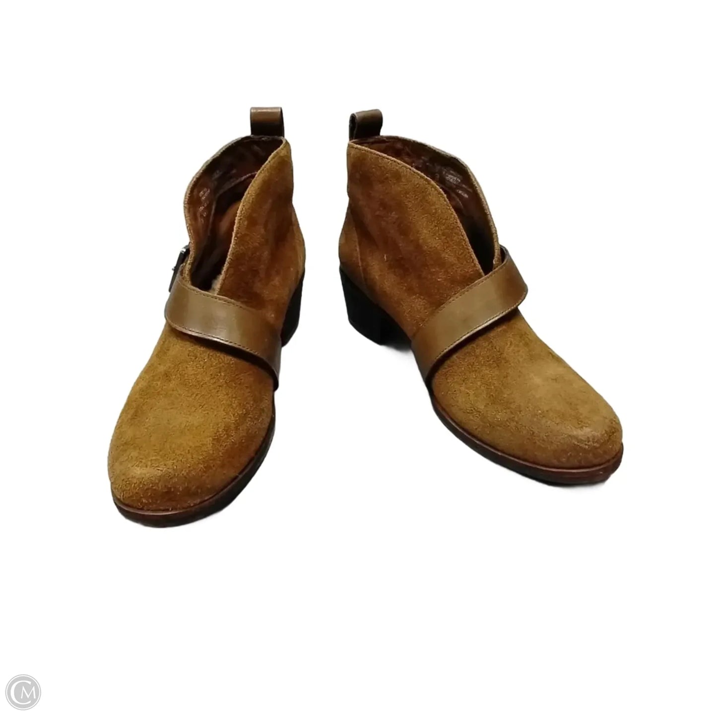 Boots Designer By Ugg In Brown, Size: 6.5