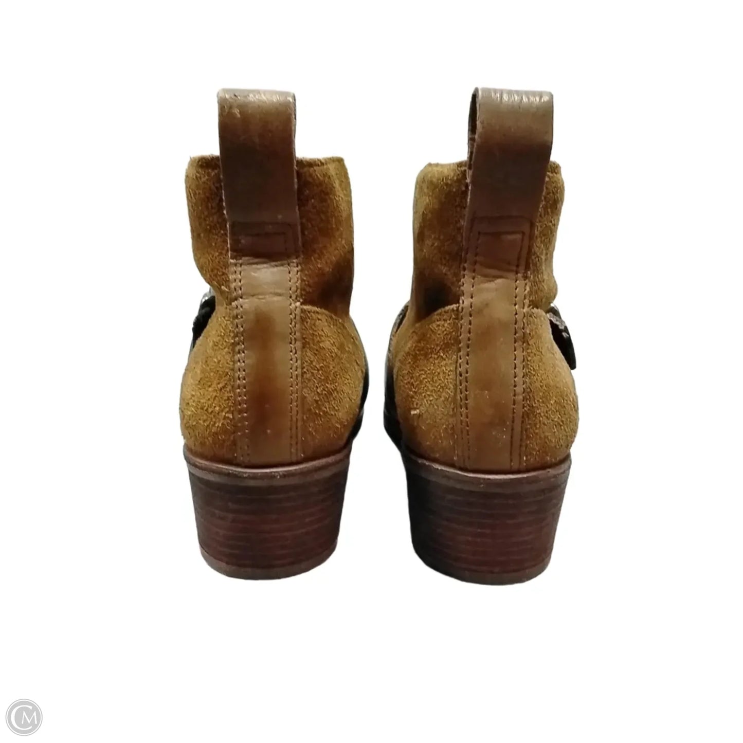 Boots Designer By Ugg In Brown, Size: 6.5