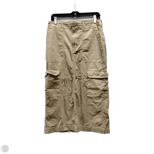 Skirt Maxi By Universal Thread In Tan, Size: M