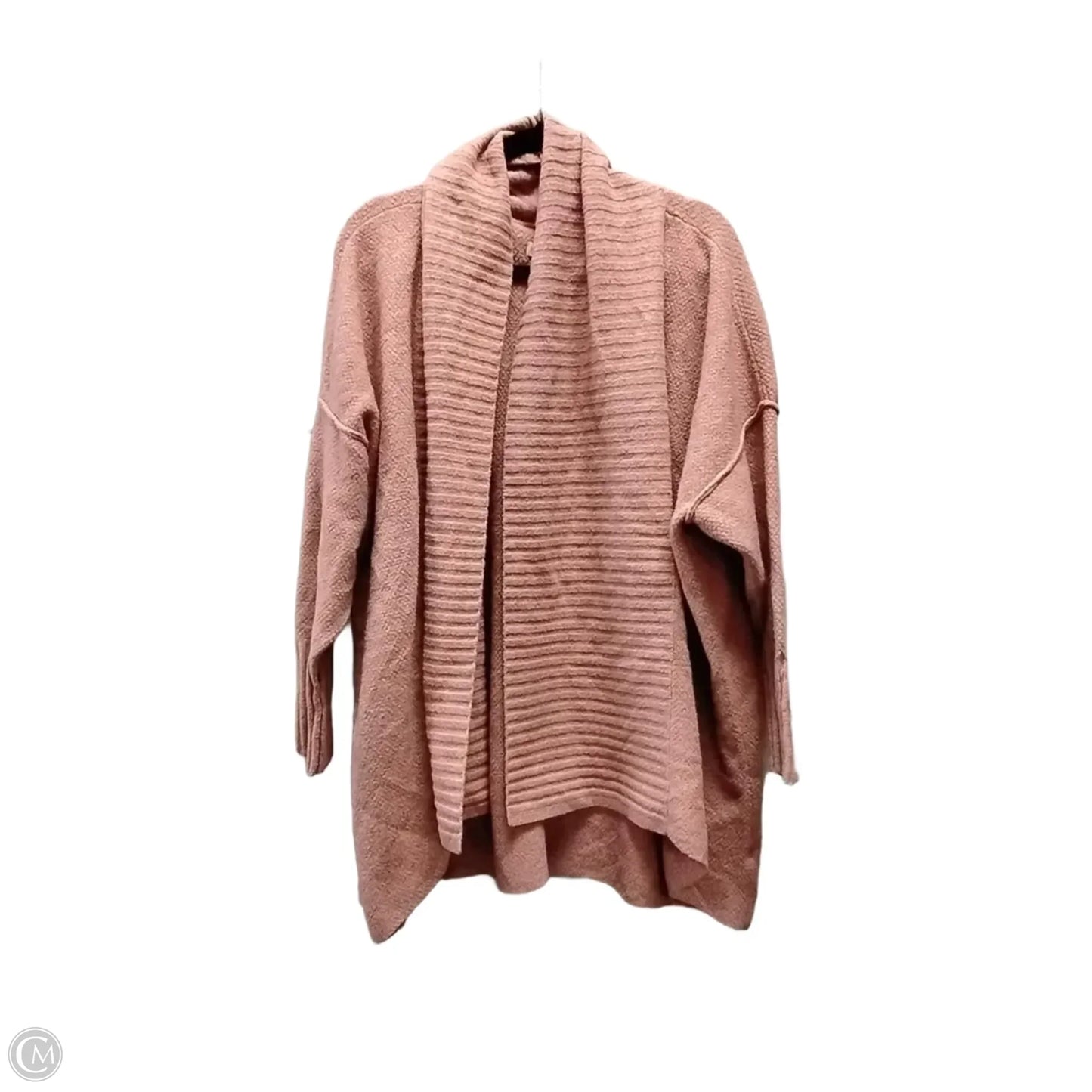 Sweater Cardigan By Knox Rose In Pink, Size: L