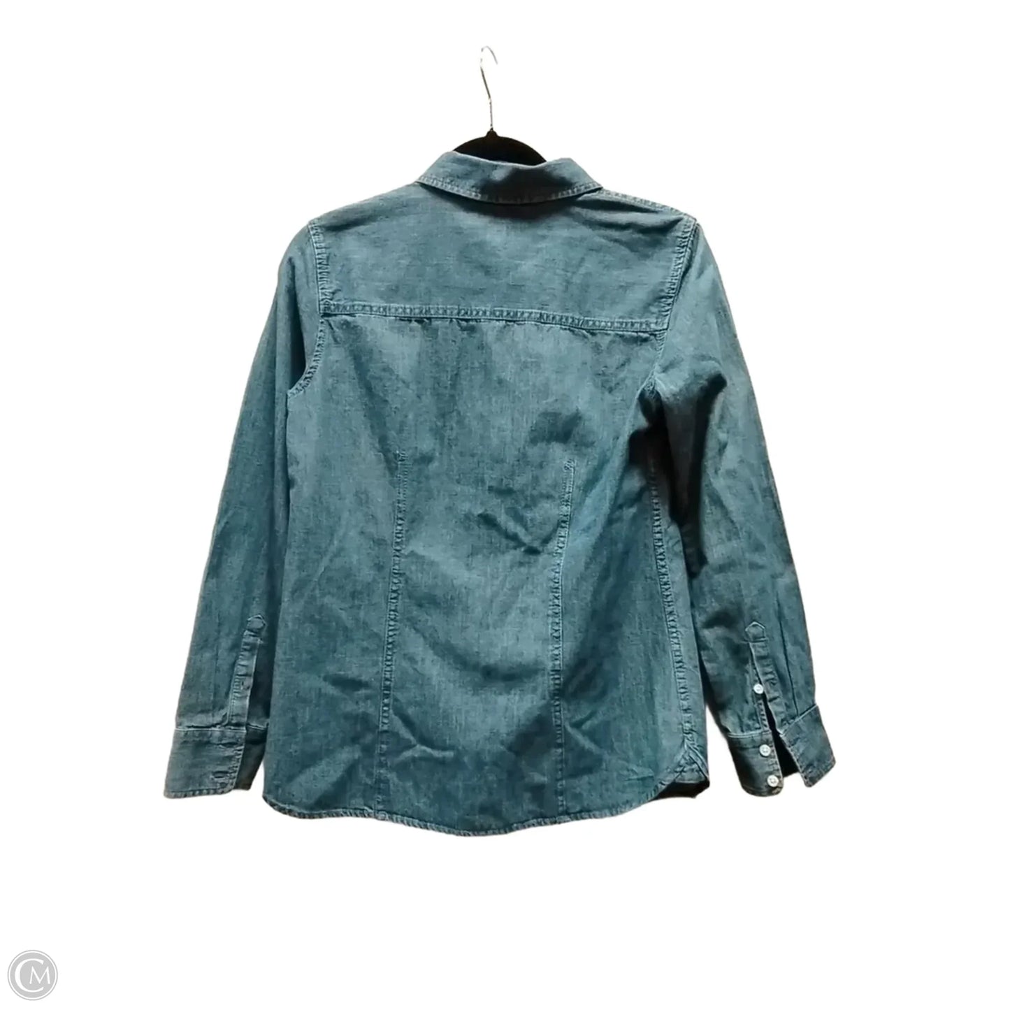 Top Long Sleeve By Talbots In Blue, Size: Xs