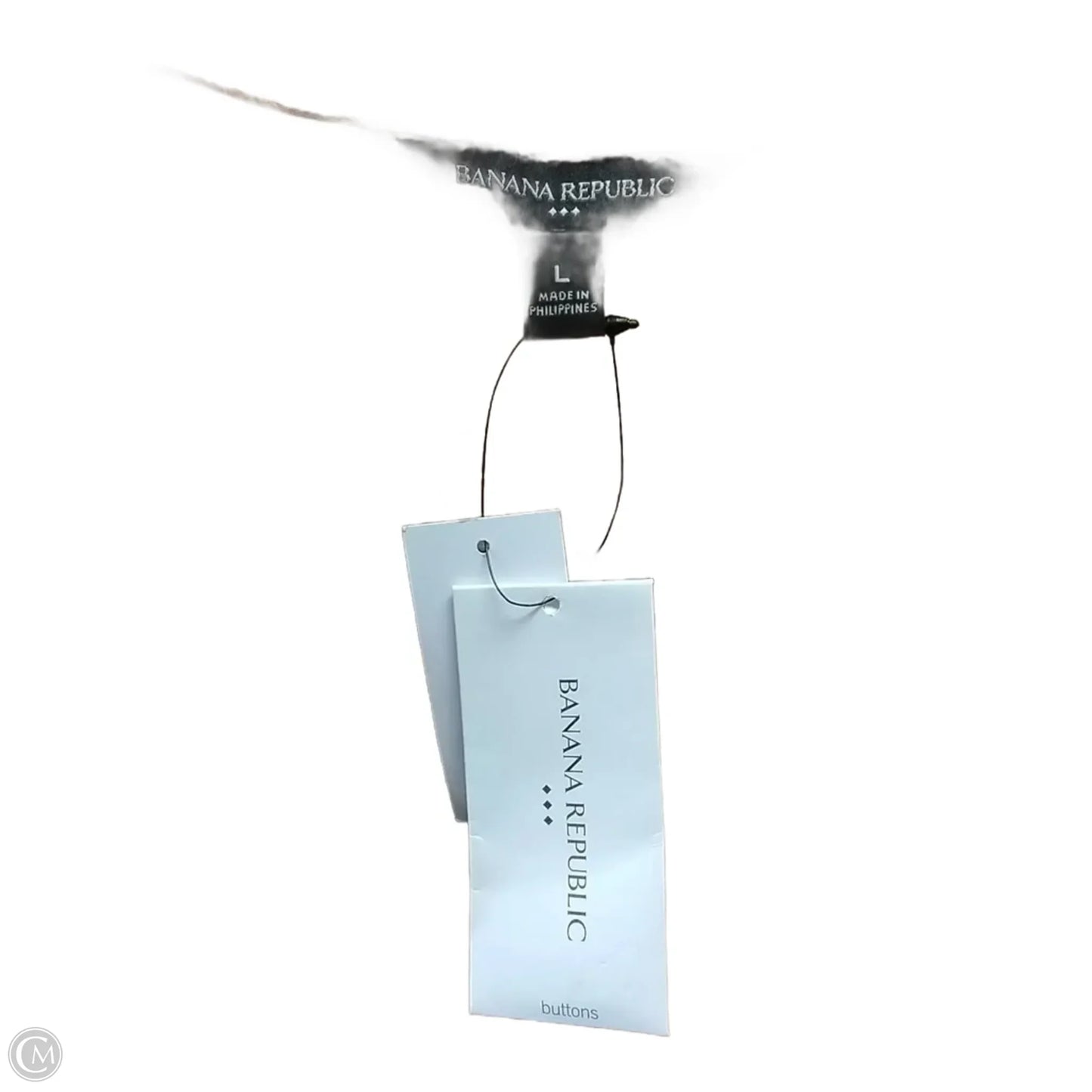 Blouse Long Sleeve By Banana Republic In Brown, Size: L