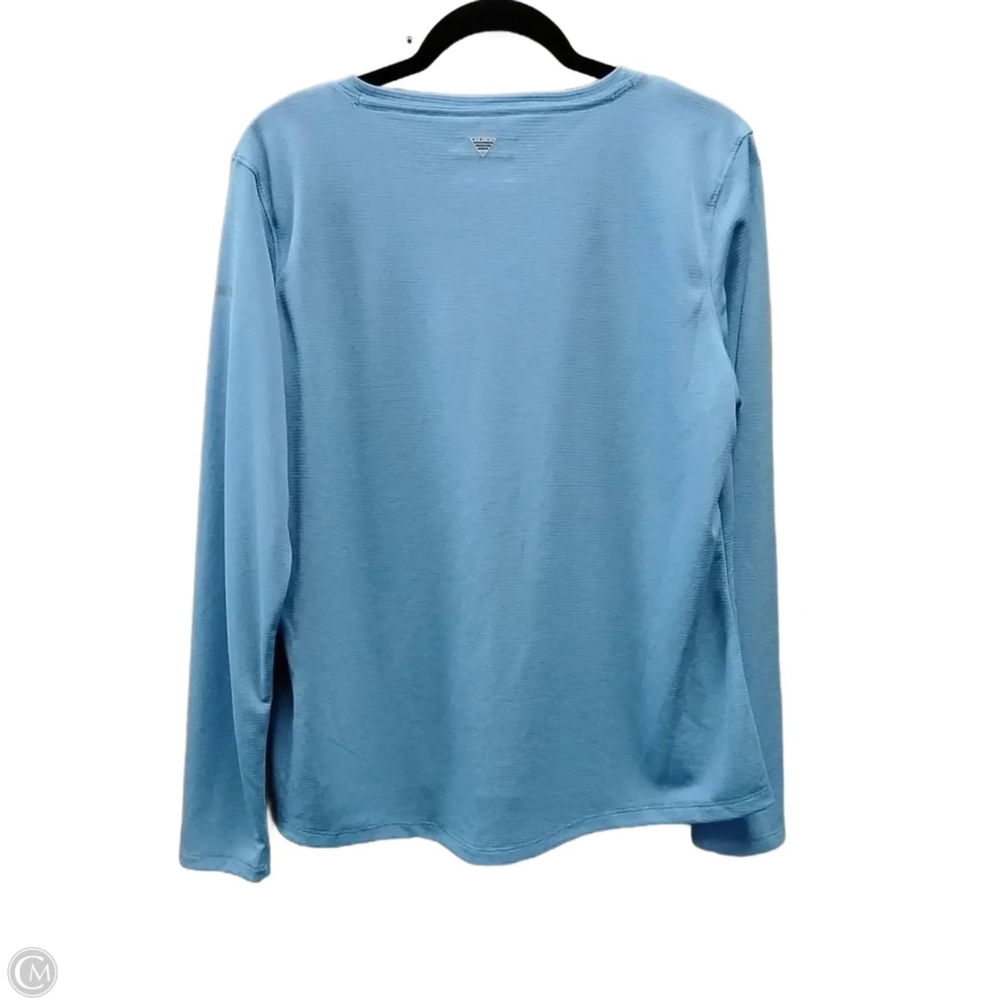 Athletic Top Long Sleeve Crewneck By Columbia In Blue, Size: Xl
