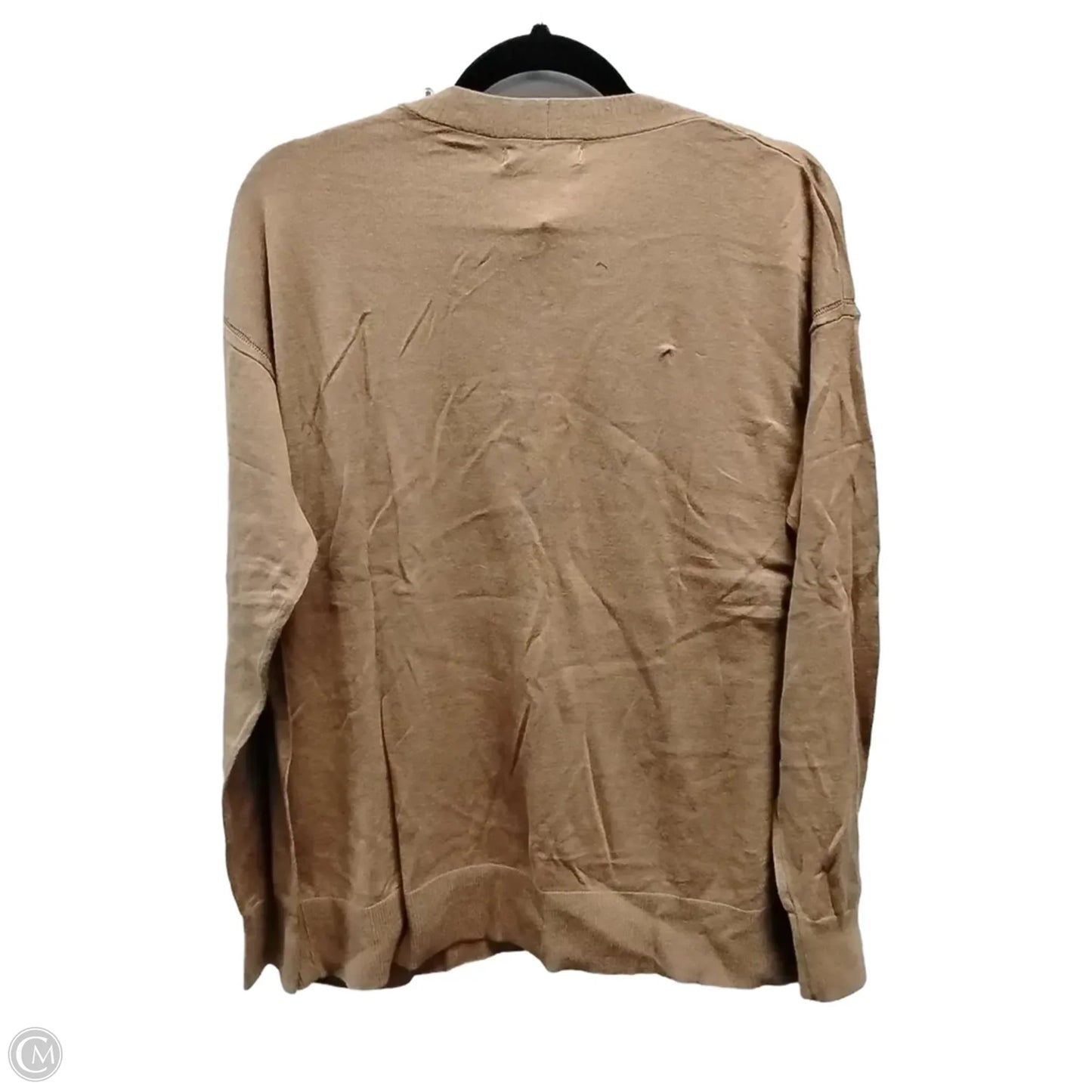 Sweater Cardigan By Banana Republic In Brown, Size: L
