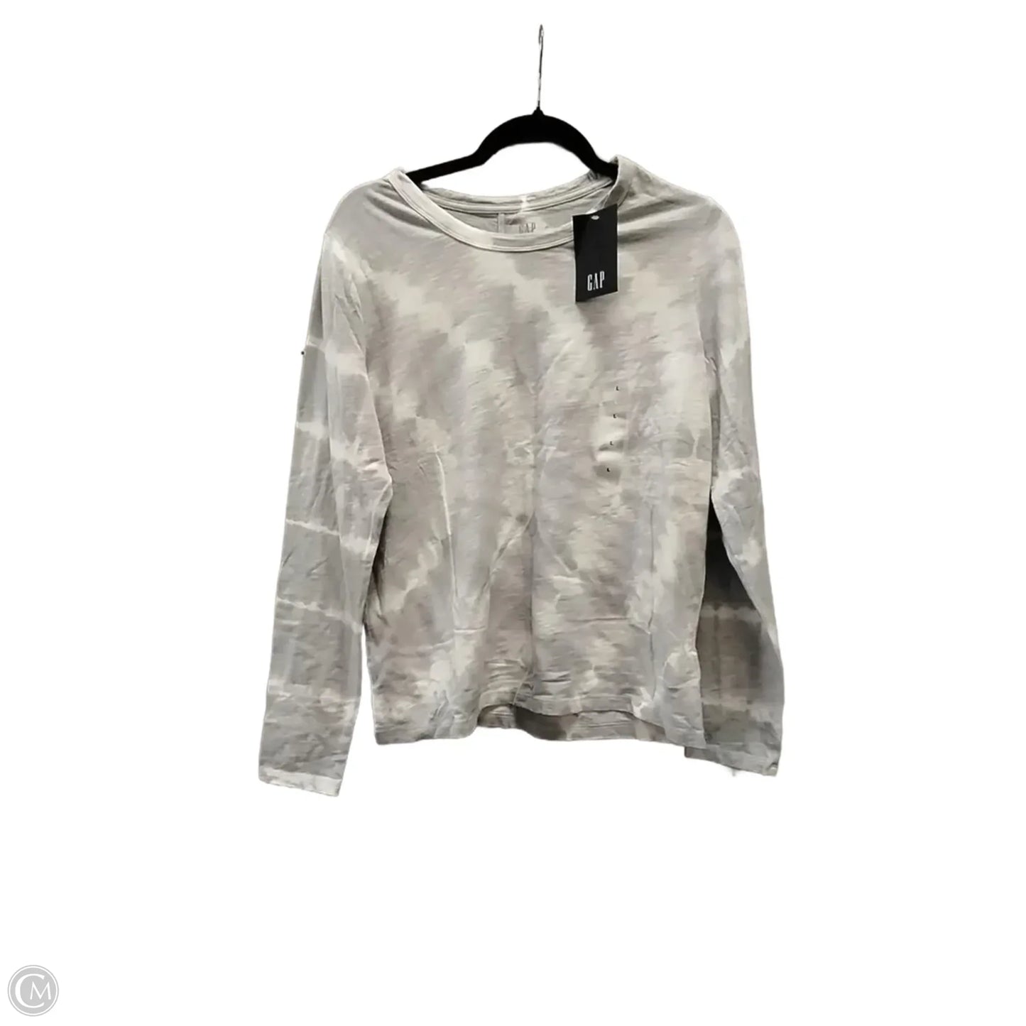 Top Long Sleeve By Gap In Tie Dye Print, Size: L