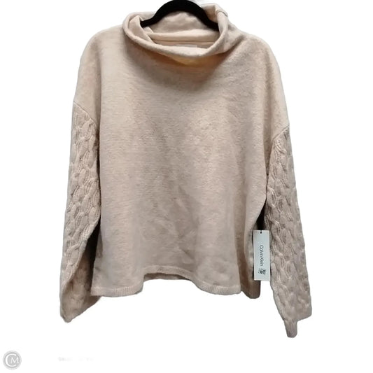 Sweater By Calvin Klein In Pink, Size: Xl