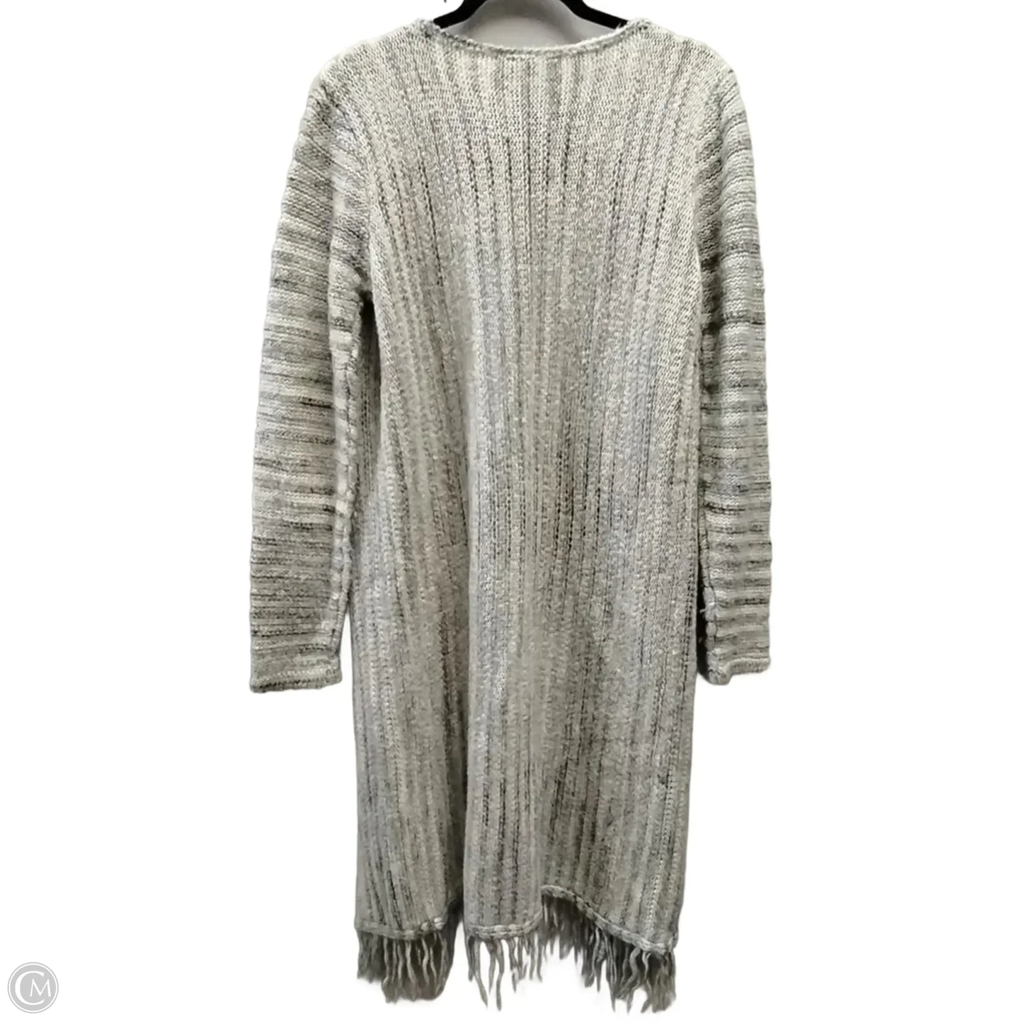 Sweater Cardigan Cashmere By Bke In Striped Pattern, Size: L