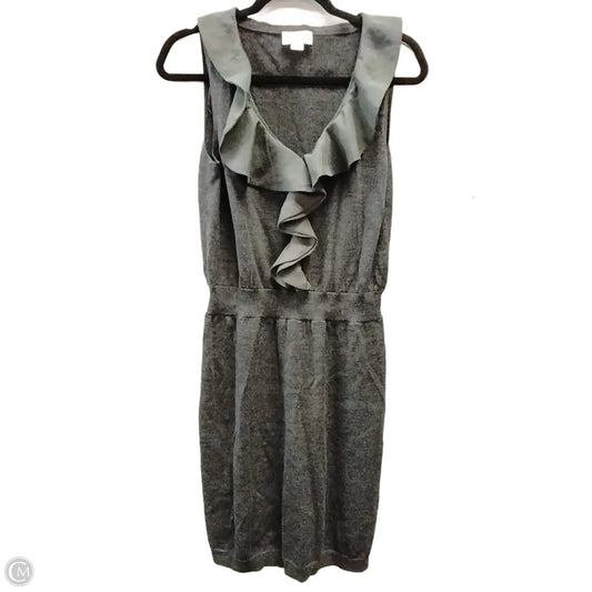 Dress Casual Midi By Loft In Grey, Size: M