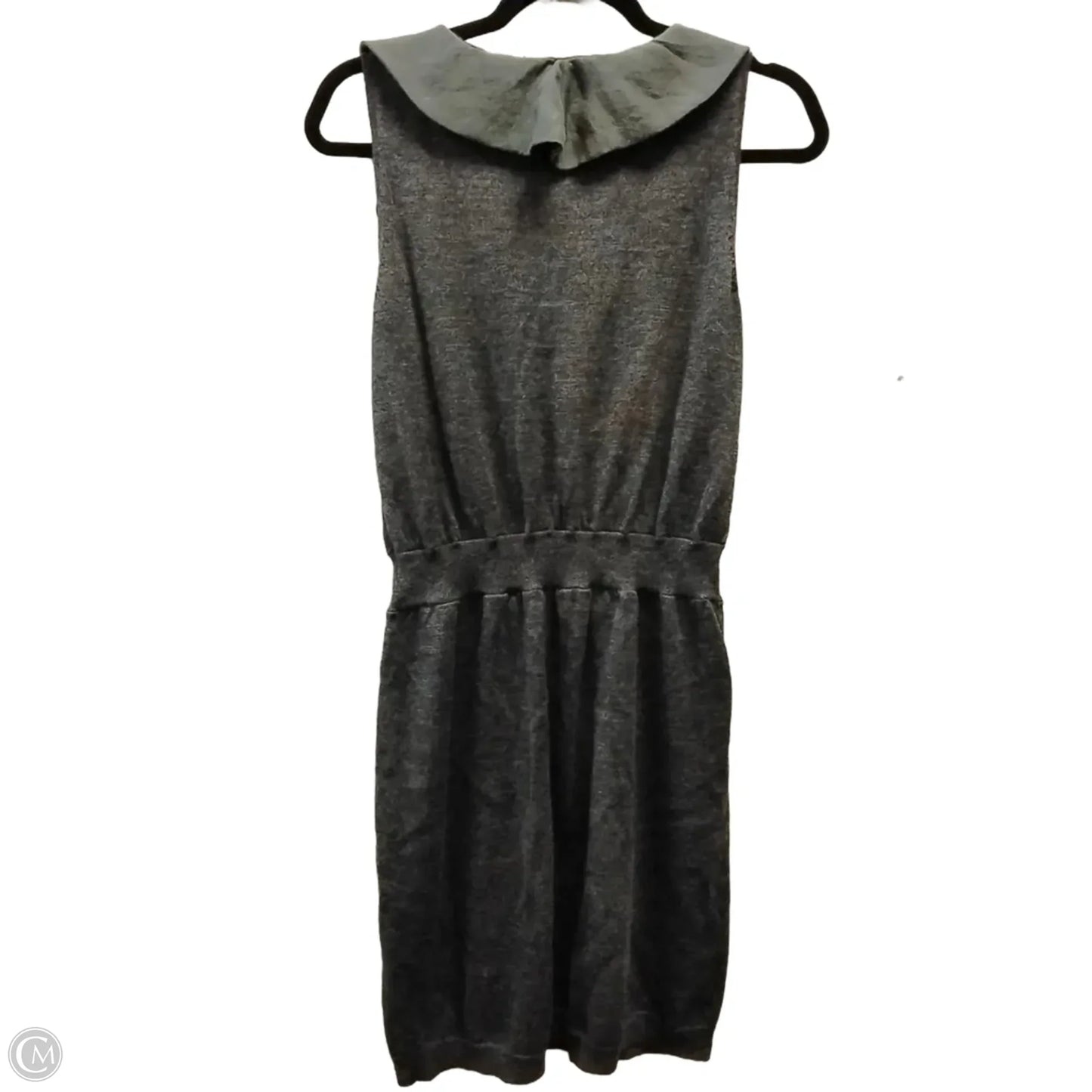 Dress Casual Midi By Loft In Grey, Size: M