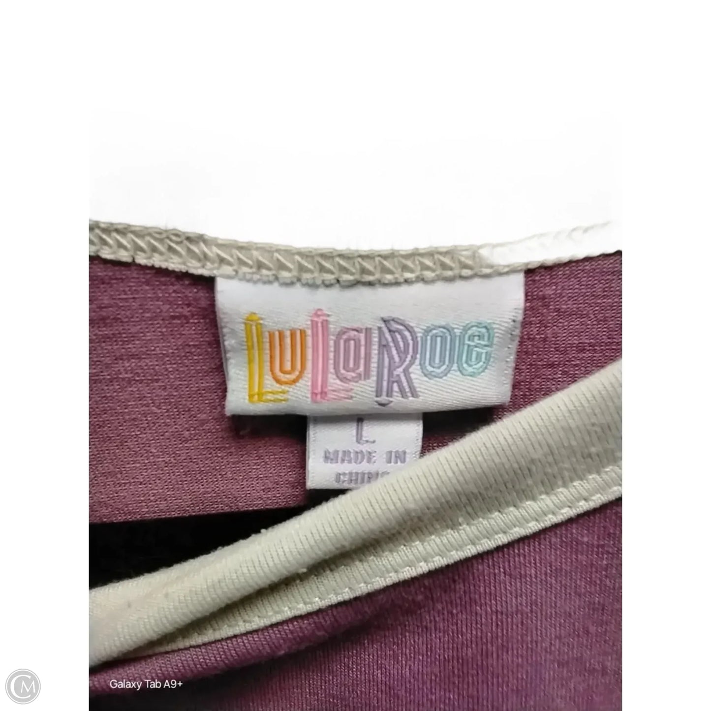 Top Long Sleeve Basic By Lularoe In Mauve, Size: L