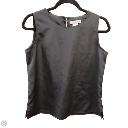 Top Sleeveless By Notations In Black, Size: S