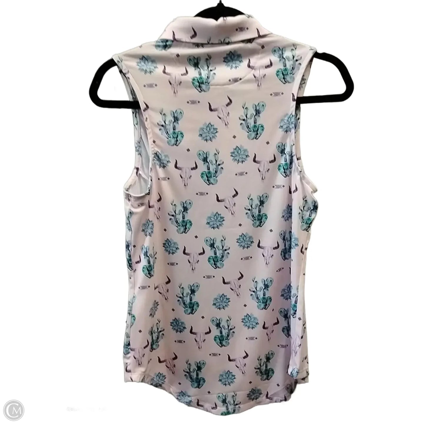 Top Sleeveless By Clothes Mentor In Floral Print, Size: S