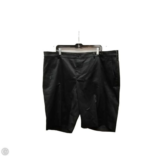 Shorts By Gloria Vanderbilt In Black, Size: 22w