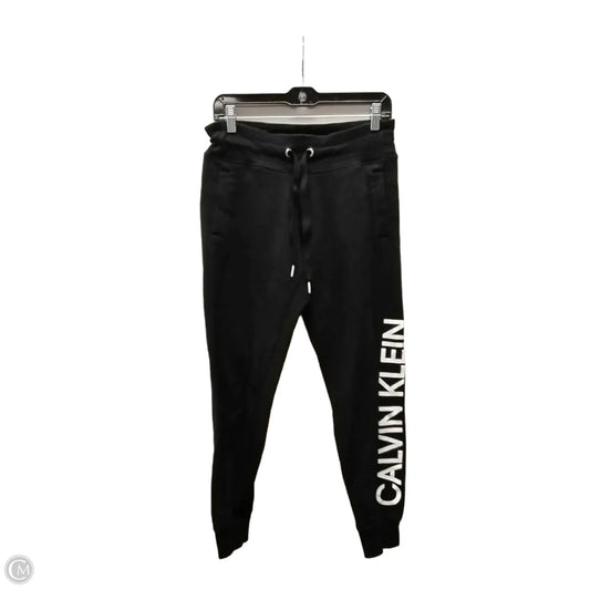 Athletic Pants By Calvin Klein In Black, Size: Sp