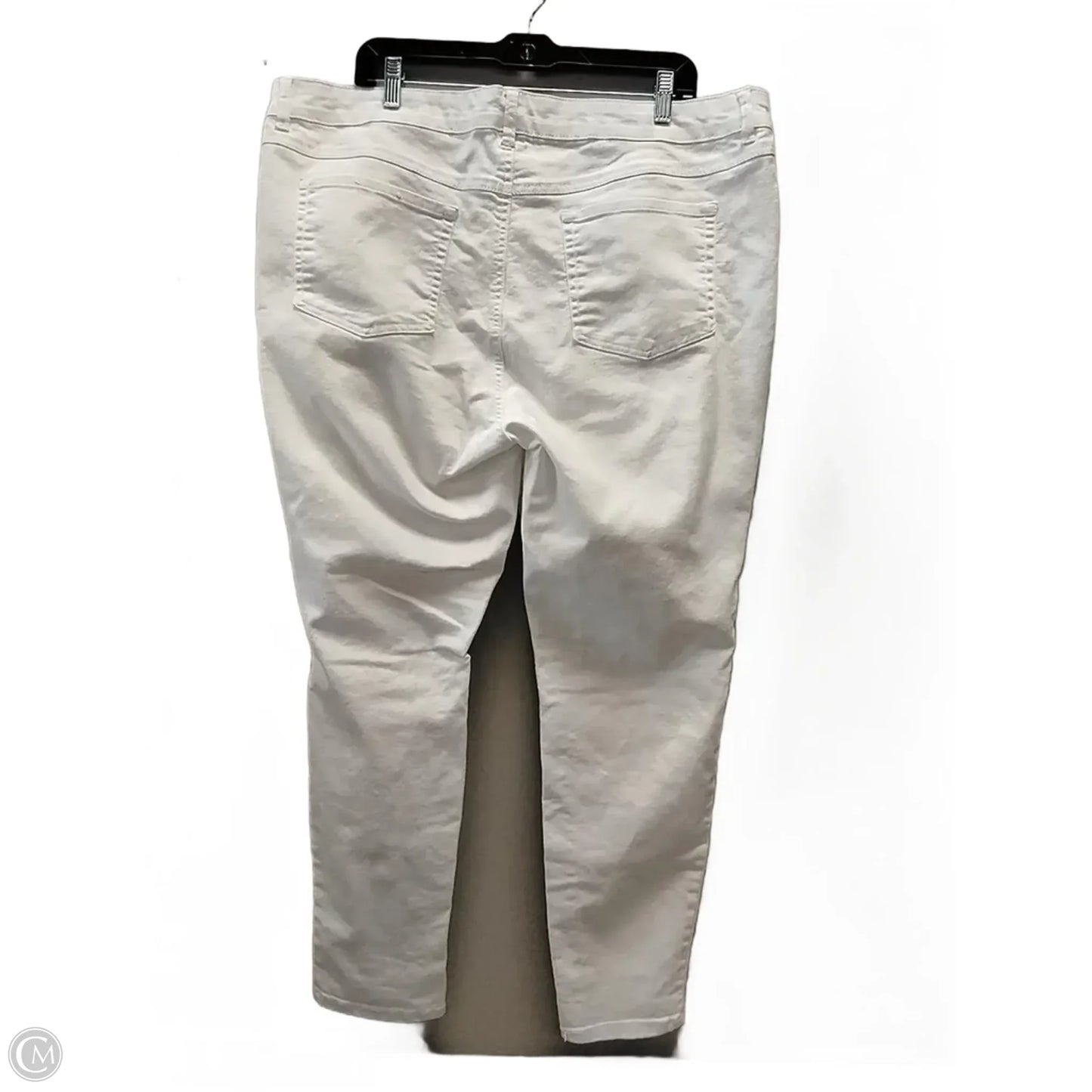 Jeans Skinny By Clothes Mentor In White, Size: 20w