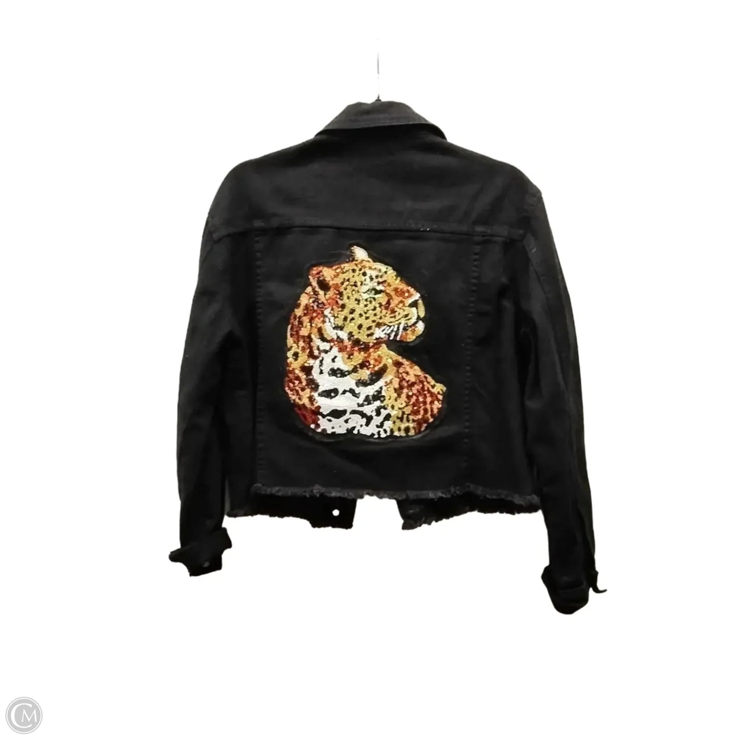 Jacket Denim By Forever 21 In Black, Size: M