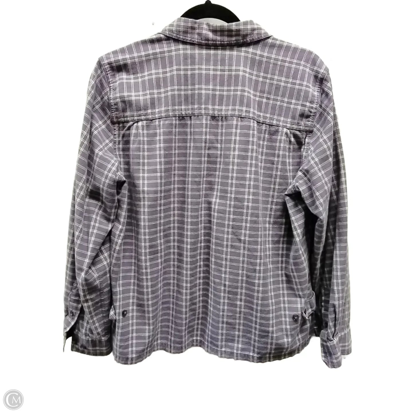Top Long Sleeve By Christopher And Banks In Purple, Size: L