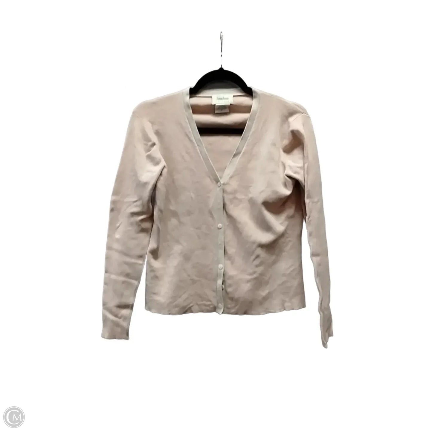 Cardigan Designer By Neiman Marcus In Pink, Size: S