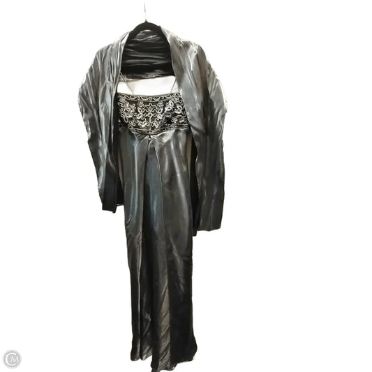 Dress Party Long By Cme In Silver, Size: 12