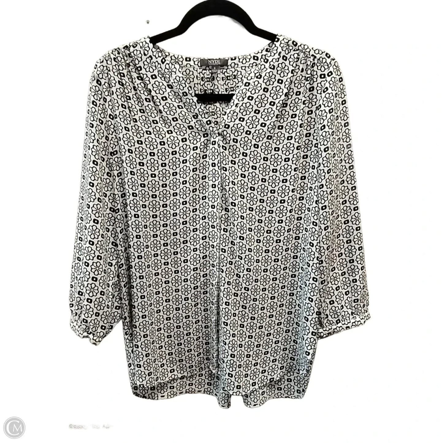 Blouse Long Sleeve By Clothes Mentor In Floral Print, Size: S