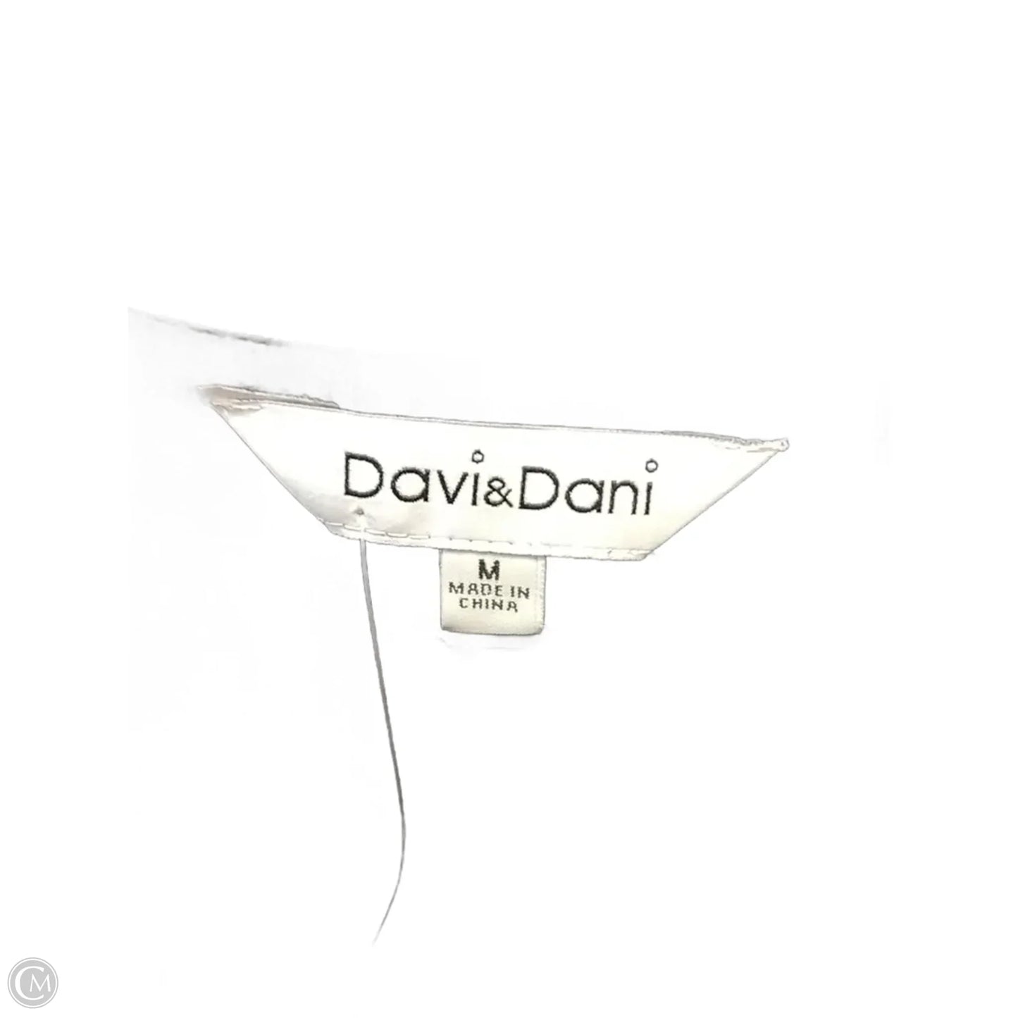 Blouse Long Sleeve By Davi & Dani In Black, Size: M