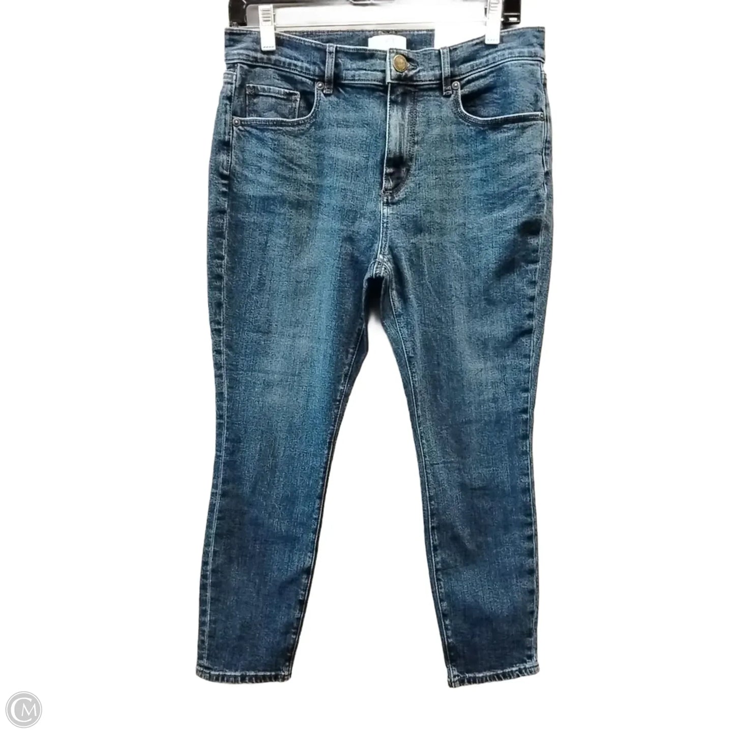 Jeans Skinny By Loft In Blue, Size: 8p