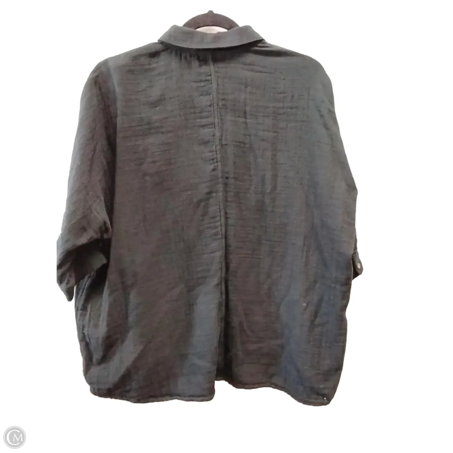 Blouse Short Sleeve By Pure Jill In Black, Size: M