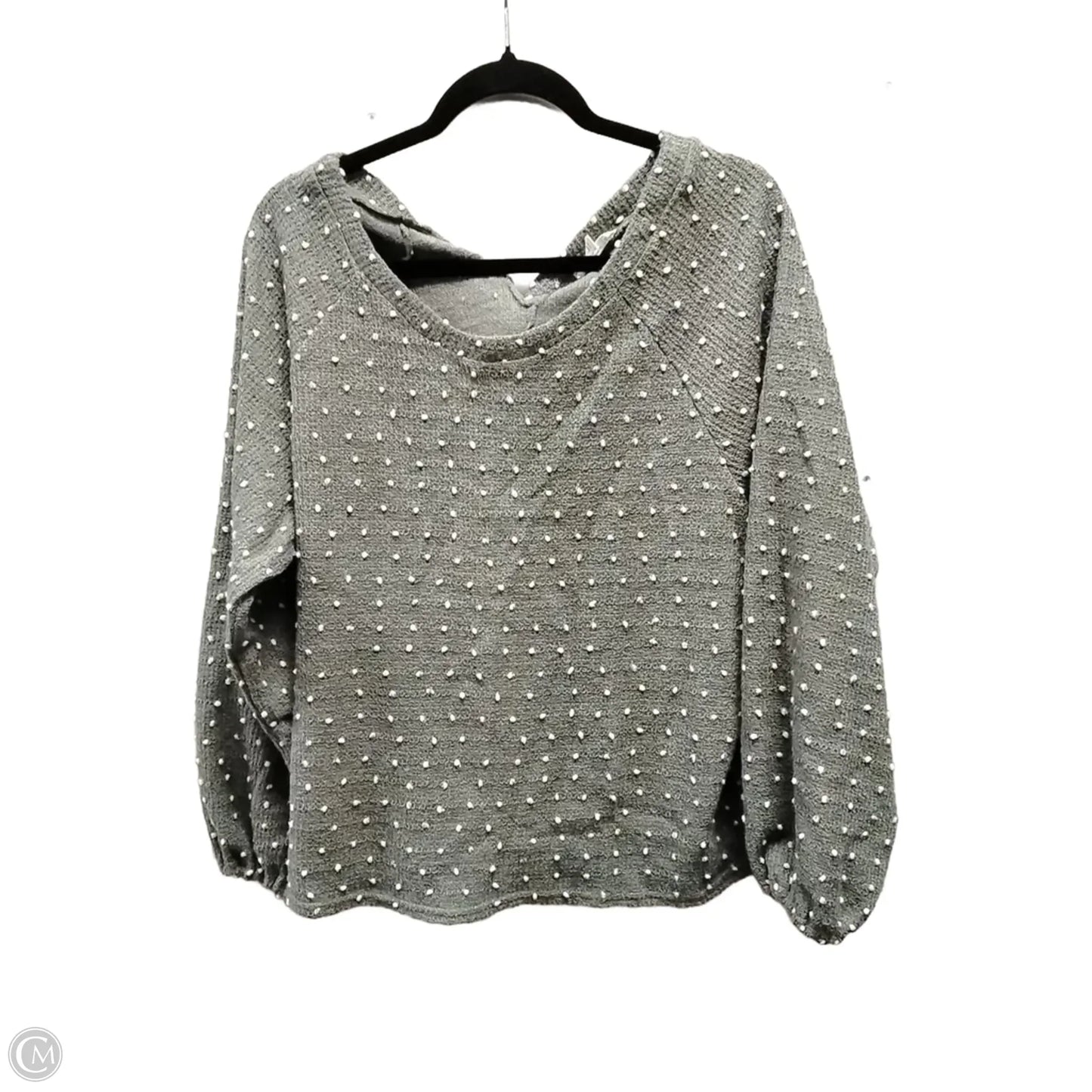 Sweater By Blu Pepper In Polkadot Pattern, Size: L