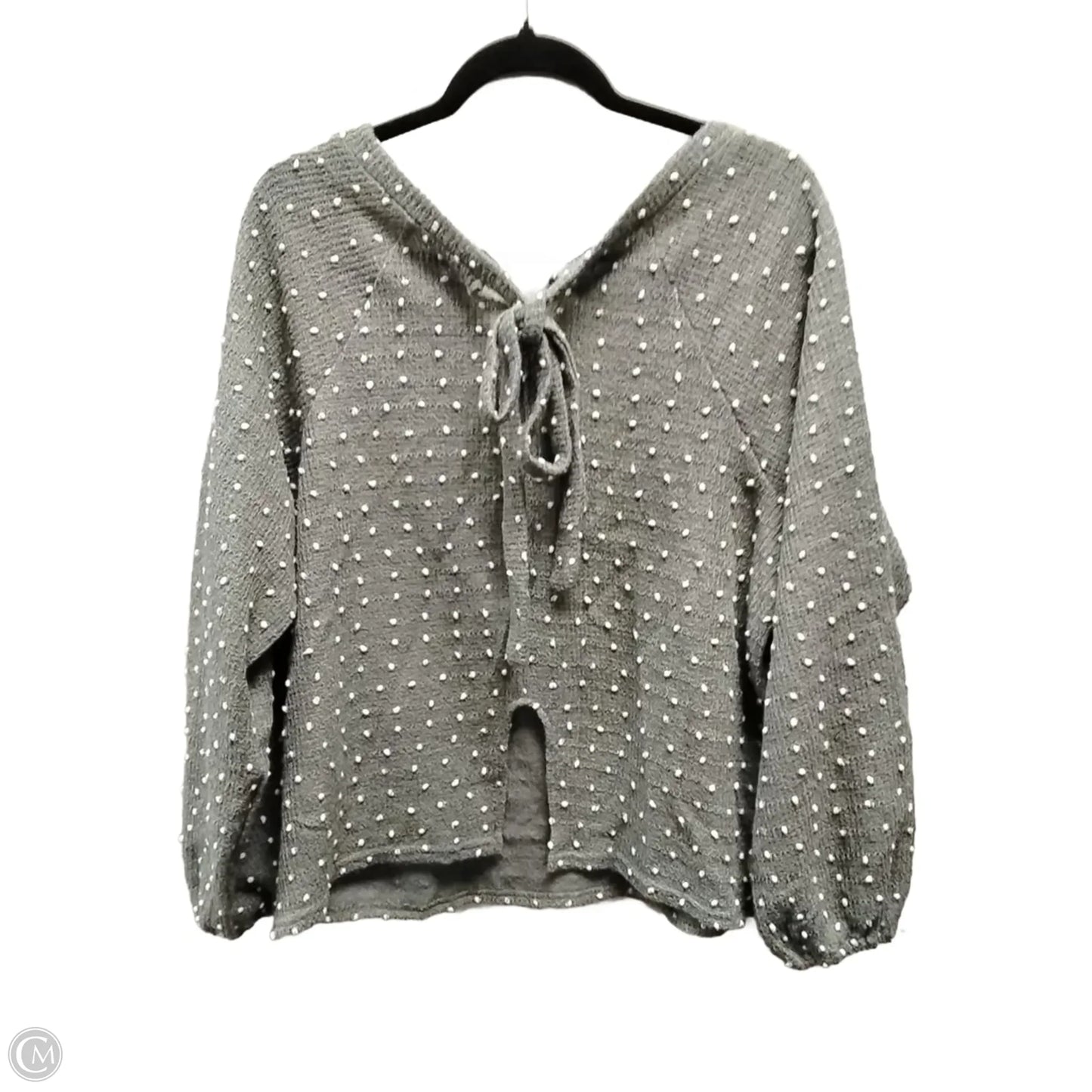 Sweater By Blu Pepper In Polkadot Pattern, Size: L