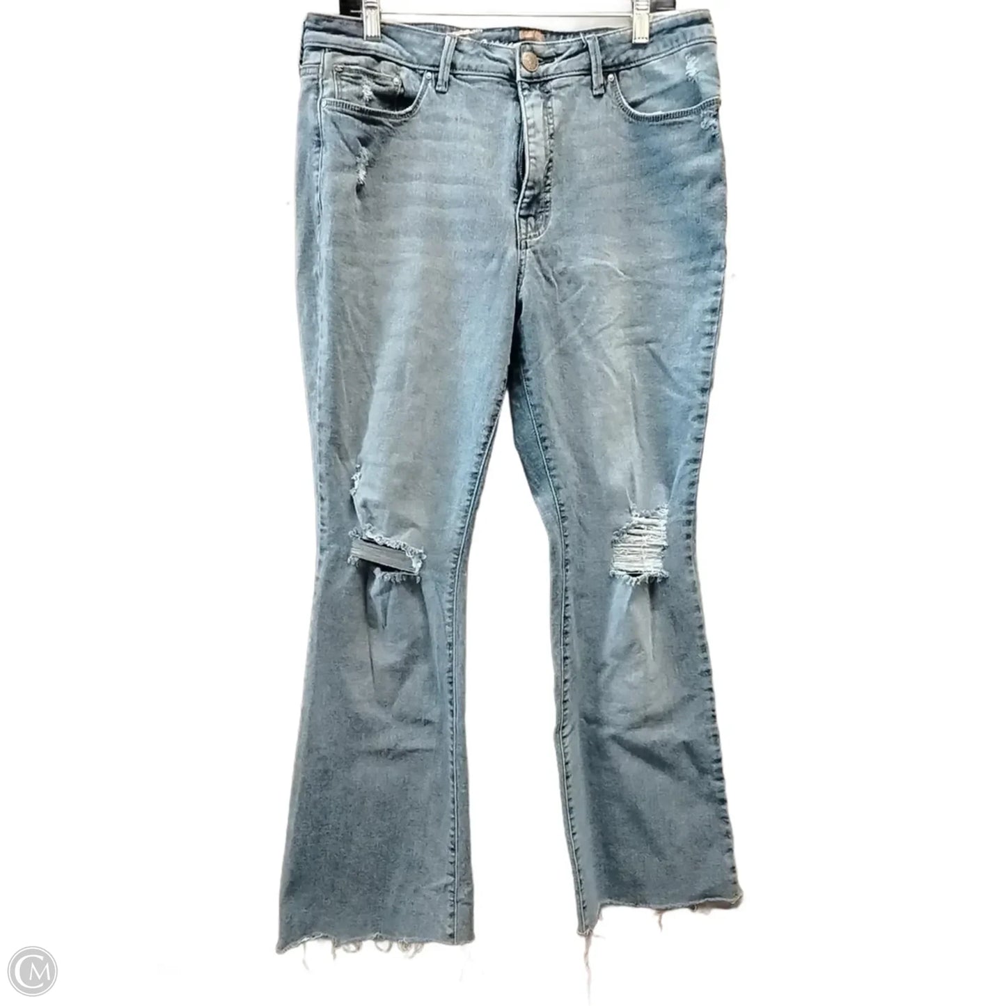 Jeans Boot Cut By Seven 7 In Blue, Size: 12