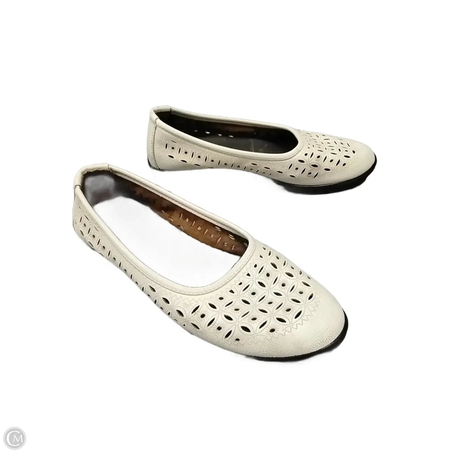 Shoes Flats By Cme In Beige, Size: 8.5