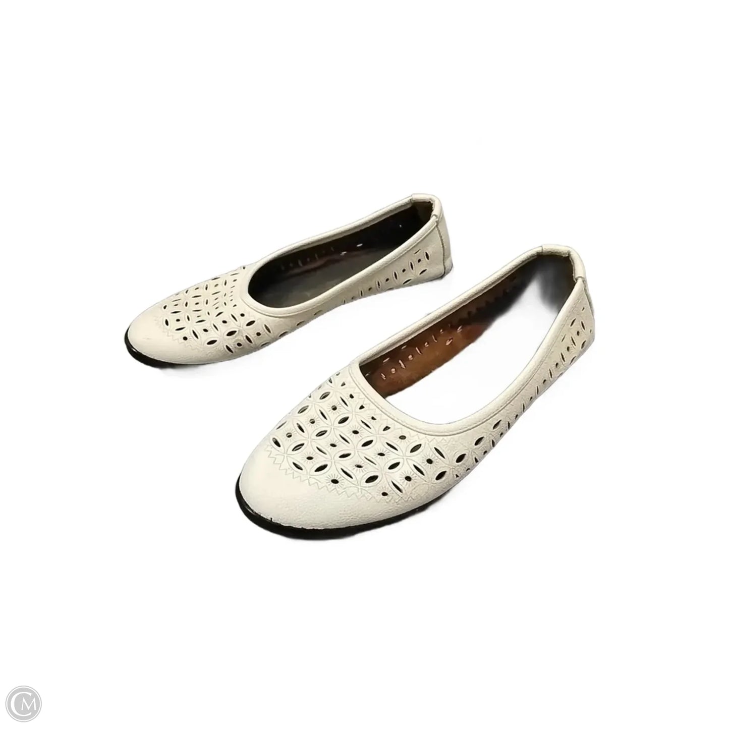 Shoes Flats By Cme In Beige, Size: 8.5