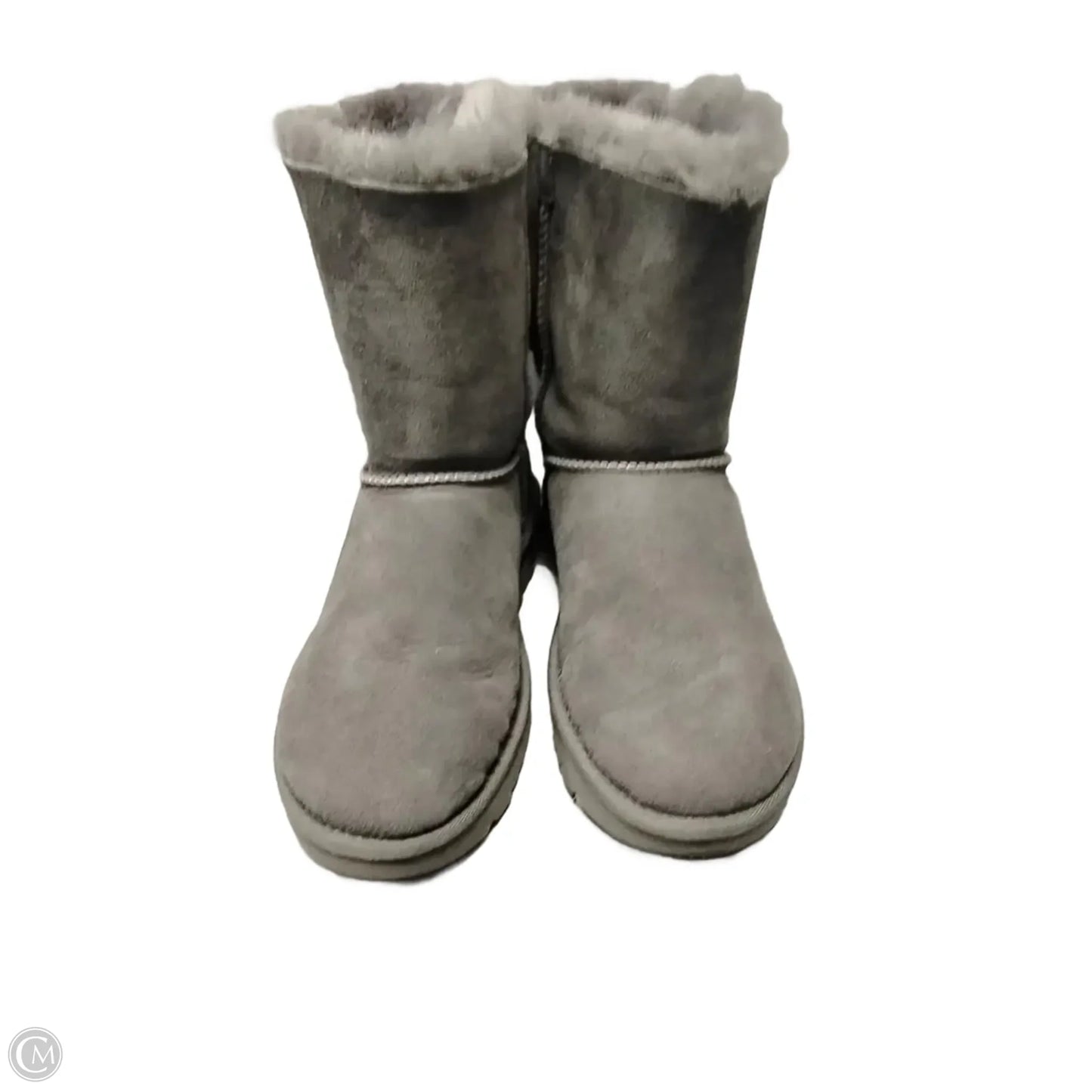 Boots Designer By Ugg In Grey, Size: 7
