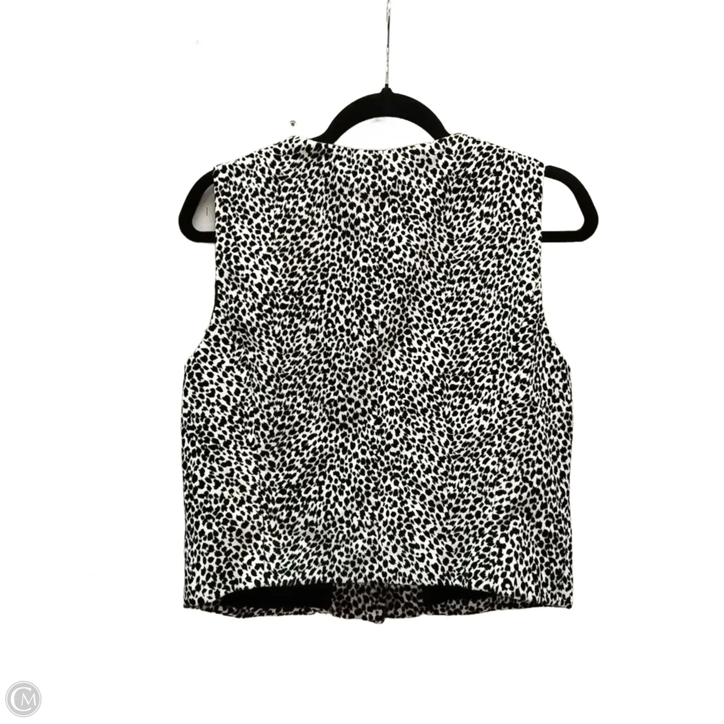 Vest Fleece By Express In Leopard Print, Size: L