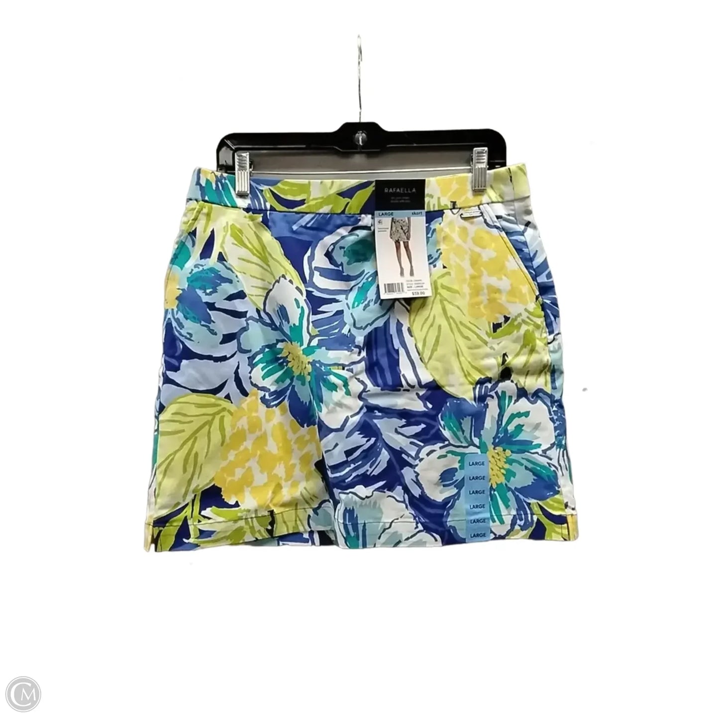 Skort By Rafaella In Floral Print, Size: L