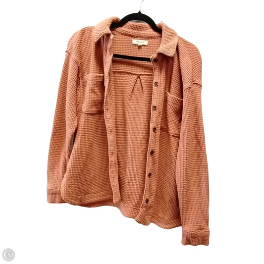 Top Long Sleeve By Madewell In Orange, Size: Xs