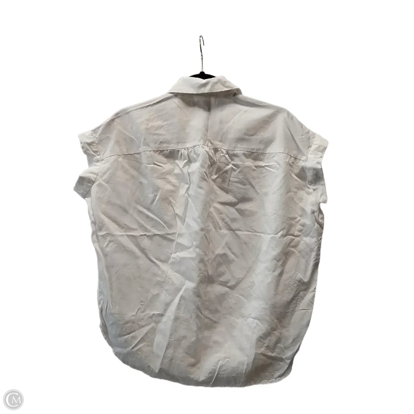 Blouse Short Sleeve By Madewell In White, Size: Xs