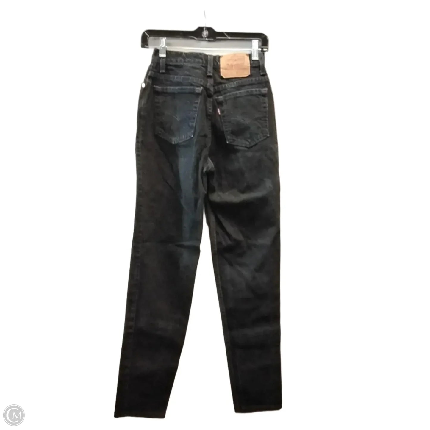 Jeans Straight By Levis In Black, Size: 7