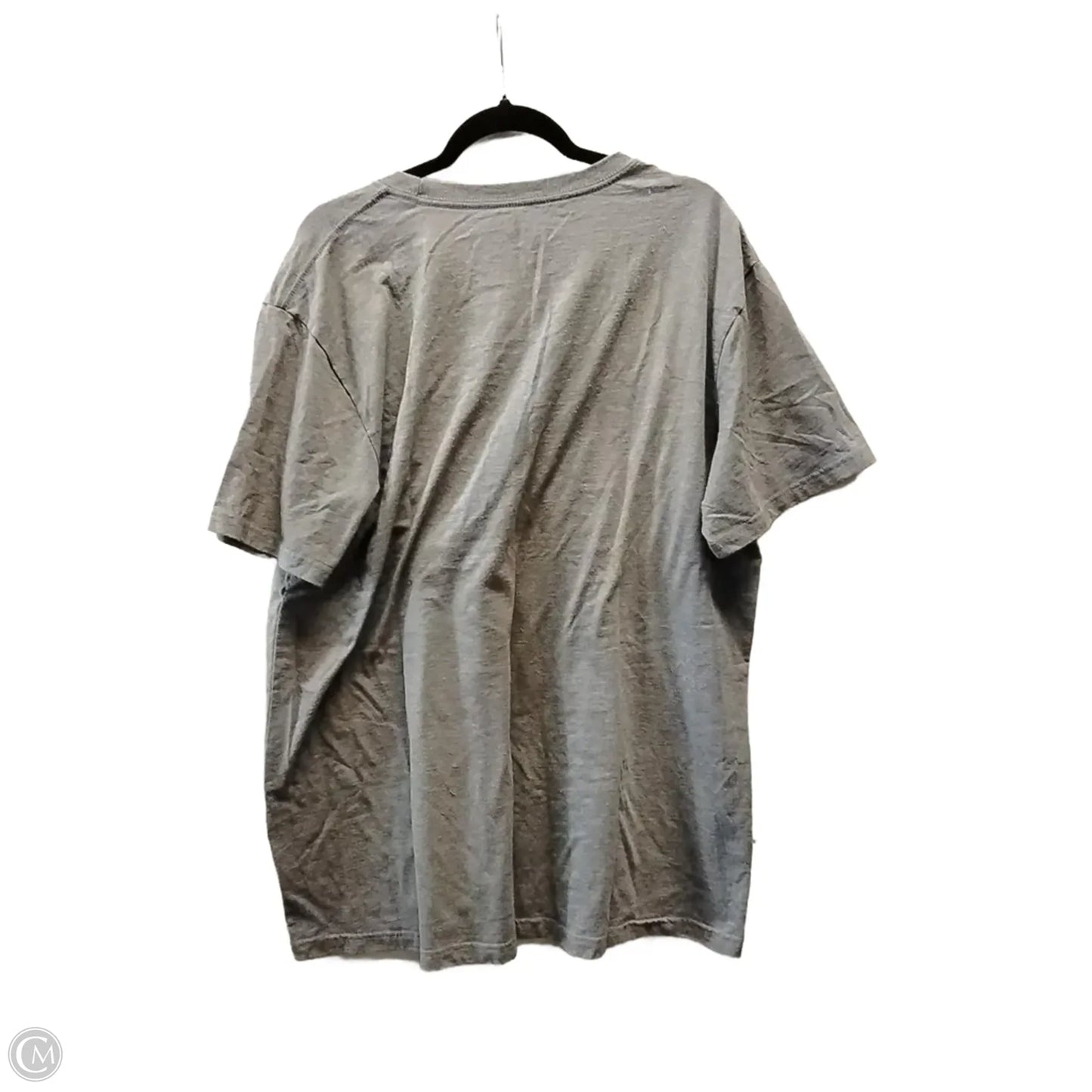 Top Short Sleeve Basic By Disney In Grey, Size: 2x