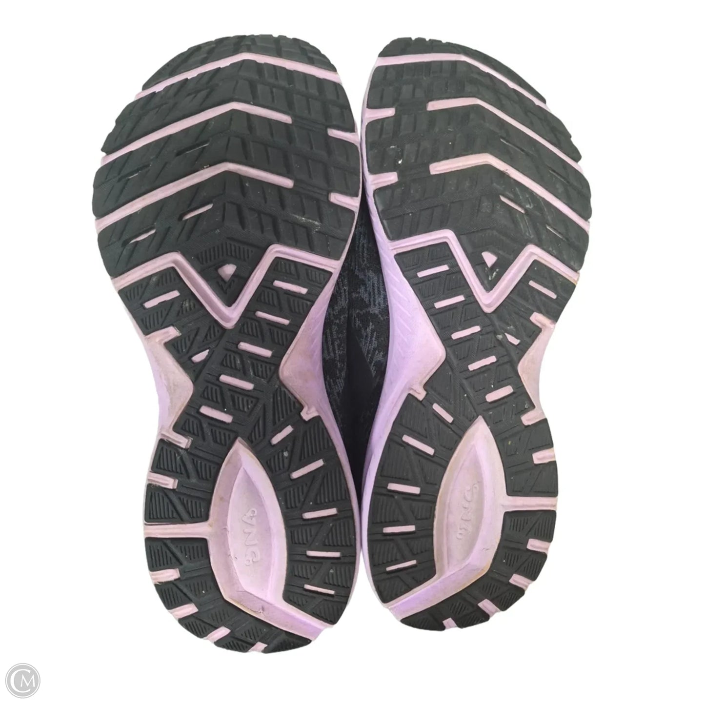 Shoes Athletic By Brooks In Black & Purple, Size: 9