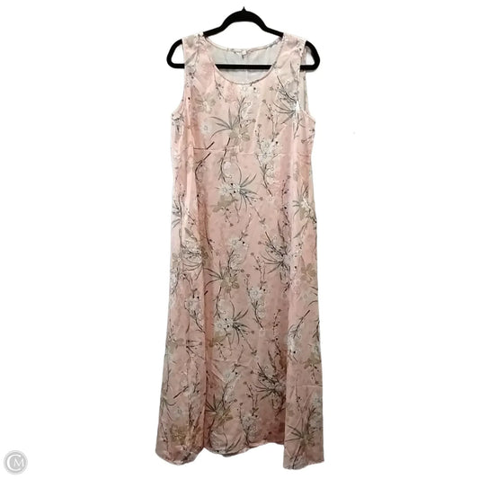 Dress Casual Maxi By Cmf In Floral Print, Size: L