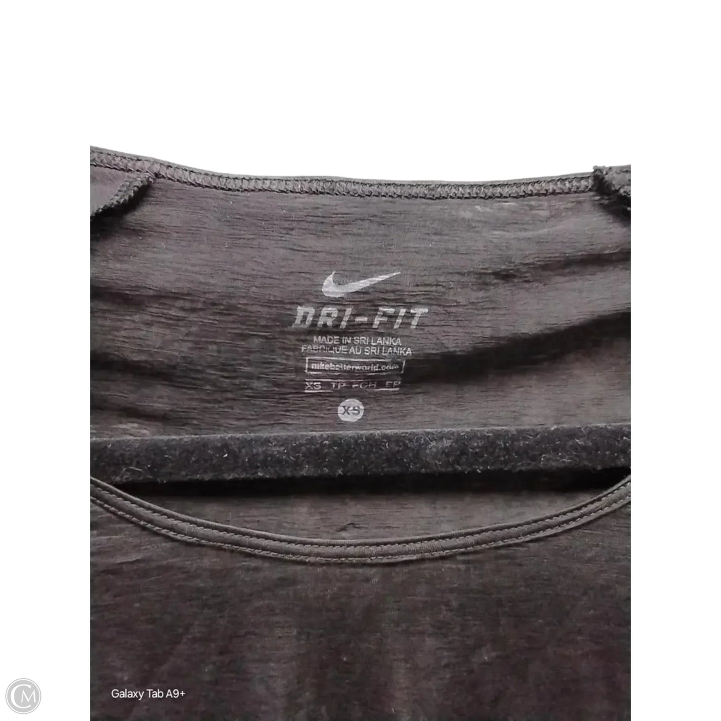 Top Long Sleeve By Nike In Black, Size: Xs