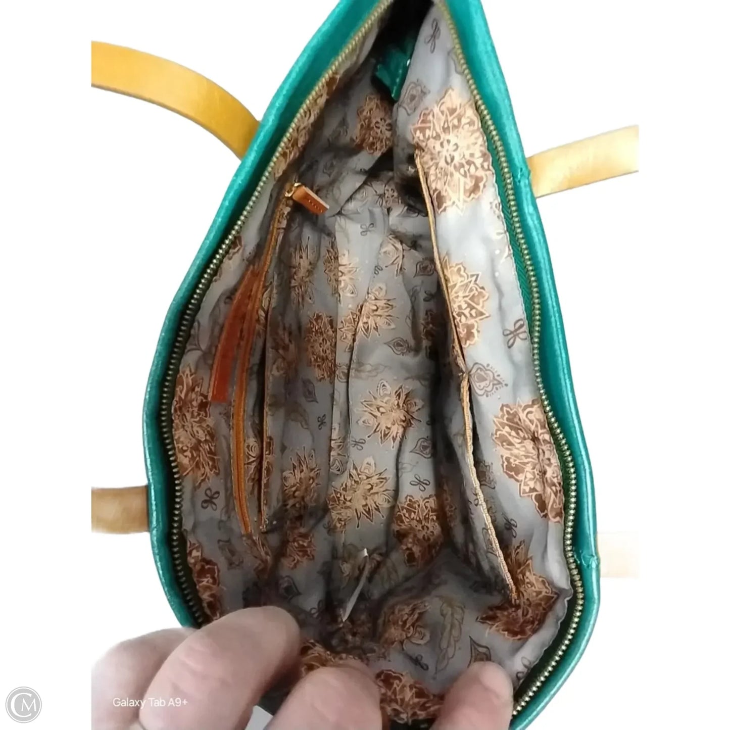 Handbag Leather By Hobo Intl, Size: Medium