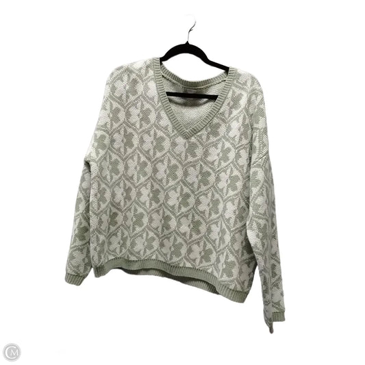 Sweater By Cato In Floral Print, Size: Xl