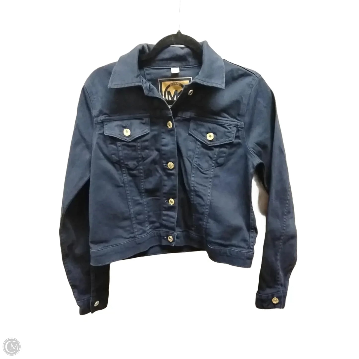 Jacket Denim By Michael By Michael Kors In Blue, Size: M